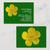 Buttercup - groen gras visitekaartje (Voorkant / Achterkant)