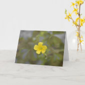 Buttercup Kaart (Gele Bloem)