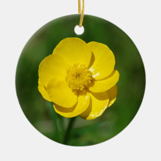 Buttercup Keramisch Ornament (Voorkant)