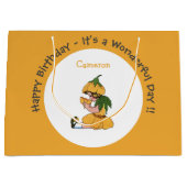 Buttercup Kind Whimsical Flower Party Collectie Groot Cadeauzakje (Voorkant)