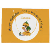 Buttercup Kind Whimsical Flower Party Collectie Groot Cadeauzakje (Achterkant)