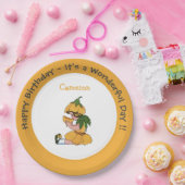 Buttercup Kind Whimsical Flower Party Collectie Papieren Bordje (Feest)