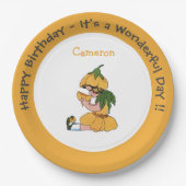 Buttercup Kind Whimsical Flower Party Collectie Papieren Bordje (Voorkant)