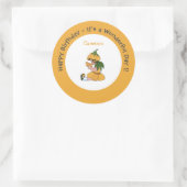 Buttercup Kind Whimsical Flower Party Collectie Ronde Sticker (Tas)