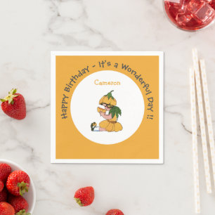 Buttercup Kind Whimsical Flower Party Collectie Servet
