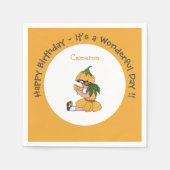 Buttercup Kind Whimsical Flower Party Collectie Servet (Voorkant)