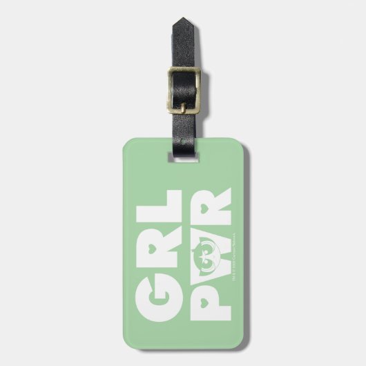 Buttercup: Meisjeskracht Bagagelabel (Voorkant verticaal)