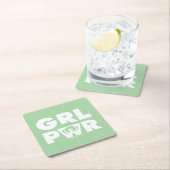 Buttercup: Meisjeskracht Kartonnen Onderzetters (Insitu)