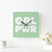 Buttercup: Meisjeskracht Vierkante Klok (Huis)