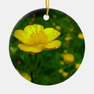 Buttercup Ornament Flowers kerstdecoratie