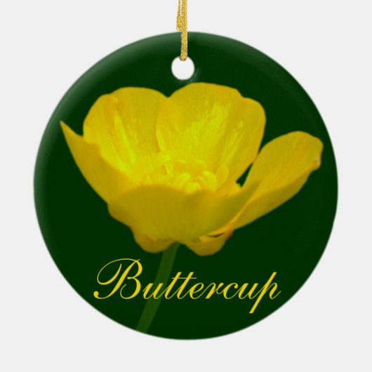Buttercup Ornament Flowers kerstdecoratie (Achterkant)