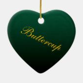 Buttercup Ornament - Gepersonaliseerde Buttercup c (Achterkant)