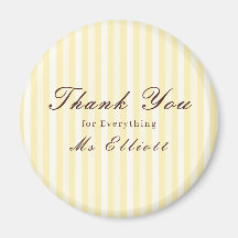Buttercup - Personalised Thank You Teacher Magnet