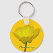 Buttercup Sleutelhangers Geel Wilde bloemkool Gift (Voorkant)