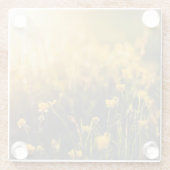 Buttercup Sundown Glazen Onderzetter (Achterkant)