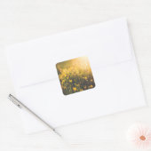 Buttercup Sundown Vierkante Sticker (Envelop)