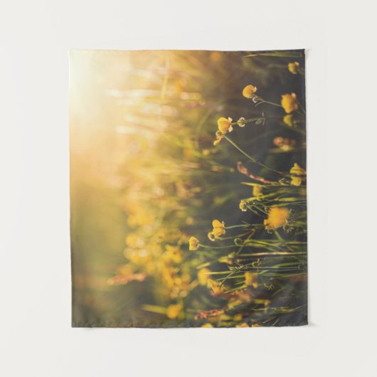 Buttercup Sundown Wandkleed (Voorkant)