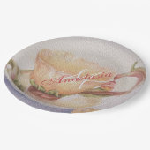 BUTTERCUP TEACUP MONOGRAM PARTIJ PAPIEREN BORDJE (Gekanteld)