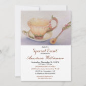 BUTTERCUP THEE TIJD PARTY EVENT UITNODIGEN KAART (Voorkant)