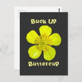 Buttercup ventilator - Buck Up Buttercup. Briefkaart (Voorkant / Achterkant)
