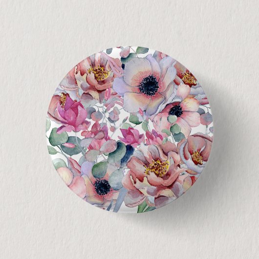 Buttercup ventilator ronde button 3,2 cm (Voorkant)