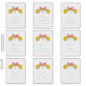 Buttercup Vlinder Boekplaat Sticker (Voorkant)