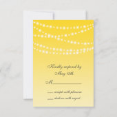 Buttercup Yellow Twinkle Lights RSVP (Achterkant)