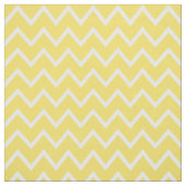 Buttercup Yellow & White Chevron Stof (Swatch)