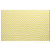 Buttercup Yellow & White Chevron Stof (Fat Quarter)