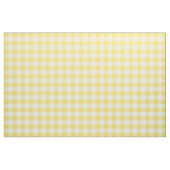 Buttercup Yellow & White Gingham Check Stof (Fat Quarter)