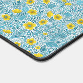 Buttercups, geel, blauw en wit bureaumat (Hoek)