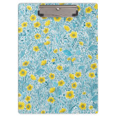 Buttercups, geel, blauw en wit klembord (Voorkant)