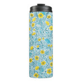 Buttercups, geel, blauw en wit thermosbeker (Voorkant)