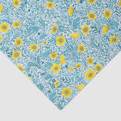 Buttercups, geel, blauw en wit tissuepapier (Detail)