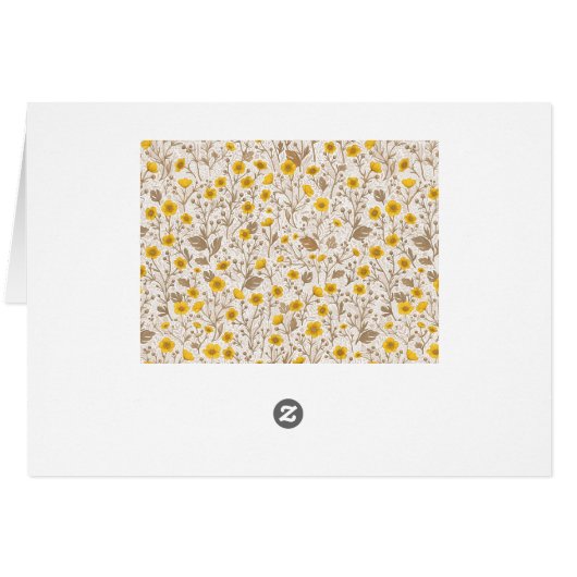 Buttercups, geel en bruin (Achterkant Horizontaal)