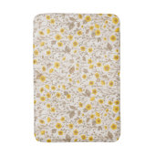 Buttercups, geel en bruin badmat (Voorkant Verticaal)