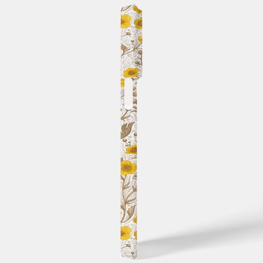 Buttercups, geel en bruin Case-Mate iPhone case (Achterkant / Rechts)