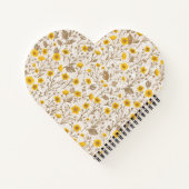 Buttercups, geel en bruin notitieboek (Achterkant)