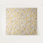 Buttercups, geel en bruin wandkleed (Voorkant (horizontaal))