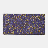 Buttercups, geel en violet bureaumat (Voorkant)