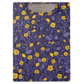 Buttercups, geel en violet klembord (Voorkant)
