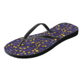 Buttercups, geel en violet teenslippers (Schuin)