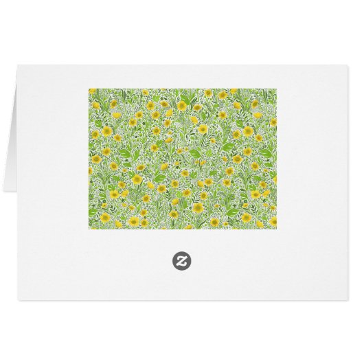 Buttercups op wit (Achterkant Horizontaal)