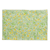 Buttercups op wit kussensloop (Achterkant-Links)