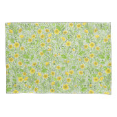 Buttercups op wit kussensloop (Voorkant-Links)