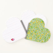 Buttercups op wit notitieboek (Binnen)