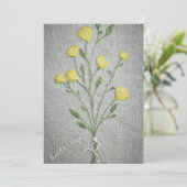 Buttercups Wenskaart Kaart (Staand voorkant)