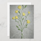 Buttercups Wenskaart Kaart (Voorkant / Achterkant)