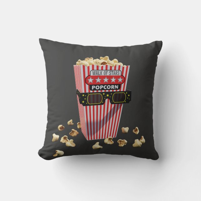 Buttered Popcorn and 3D Gletsjer Kussen (Voorkant)