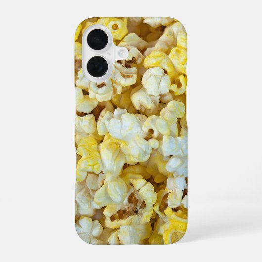 Buttered Popcorn iPhone 16 Hoesje (Achterkant)